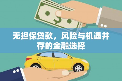 驻马店无担保贷款，风险与机遇并存的金融选择
