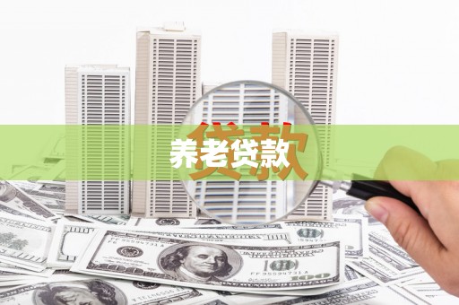驻马店养老贷款