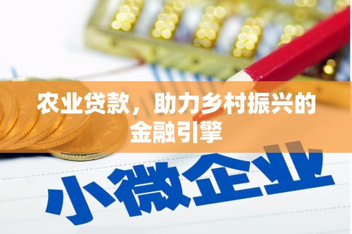 驻马店农业贷款，助力乡村振兴的金融引擎