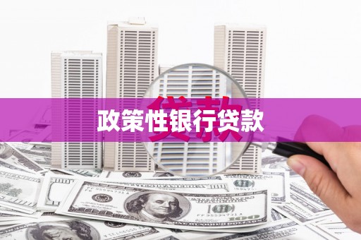 驻马店政策性银行贷款