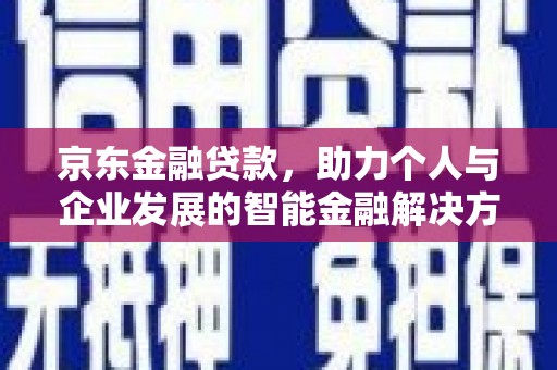 驻马店京东金融贷款，助力个人与企业发展的智能金融解决方案
