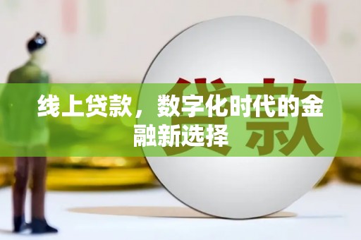 驻马店线上贷款，数字化时代的金融新选择