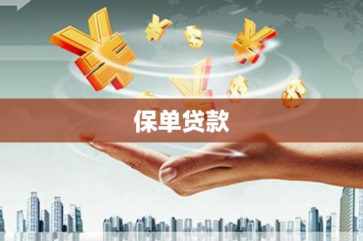 驻马店保单贷款