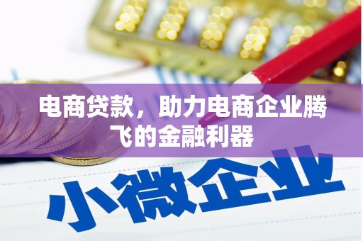 驻马店电商贷款，助力电商企业腾飞的金融利器
