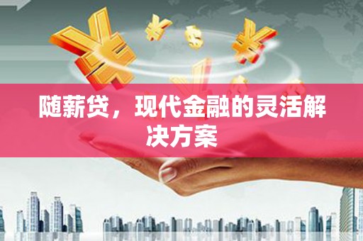 驻马店随薪贷，现代金融的灵活解决方案