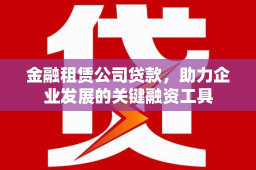 驻马店金融租赁公司贷款，助力企业发展的关键融资工具
