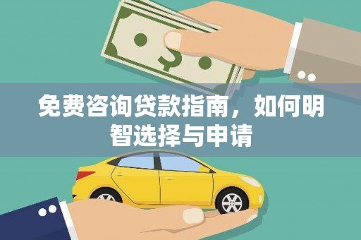 驻马店免费咨询贷款指南，如何明智选择与申请