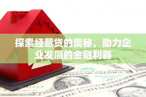 驻马店探索经营贷的奥秘，助力企业发展的金融利器