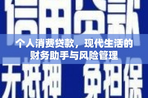 驻马店个人消费贷款，现代生活的财务助手与风险管理