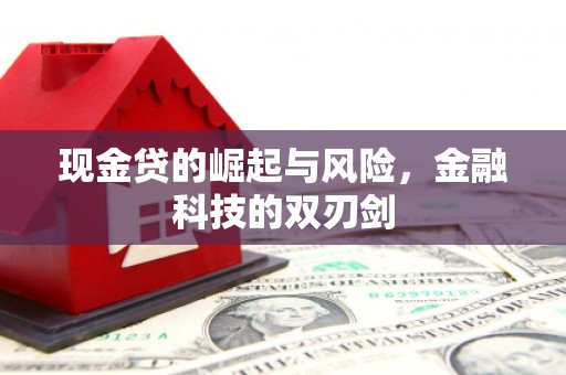 驻马店现金贷的崛起与风险，金融科技的双刃剑