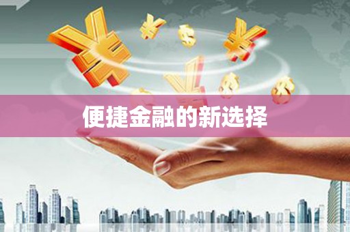 驻马店便捷金融的新选择