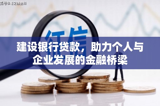 驻马店建设银行贷款，助力个人与企业发展的金融桥梁