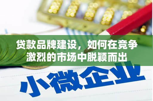 驻马店贷款品牌建设，如何在竞争激烈的市场中脱颖而出