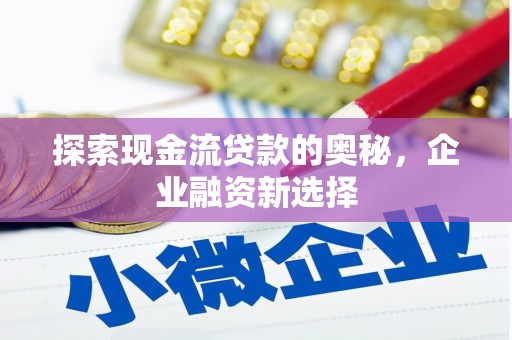 驻马店探索现金流贷款的奥秘，企业融资新选择