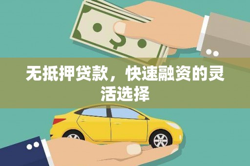 驻马店无抵押贷款，快速融资的灵活选择