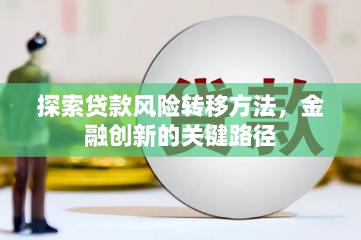 驻马店探索贷款风险转移方法，金融创新的关键路径