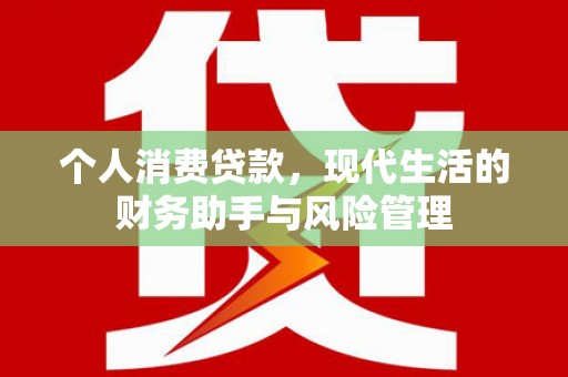 驻马店个人消费贷款，现代生活的财务助手与风险管理