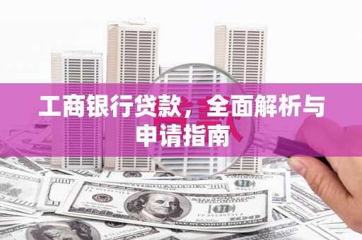 驻马店工商银行贷款，全面解析与申请指南