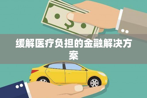 驻马店缓解医疗负担的金融解决方案