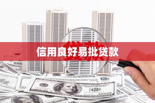 驻马店信用良好易批贷款