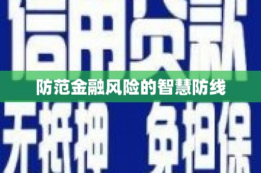 驻马店防范金融风险的智慧防线
