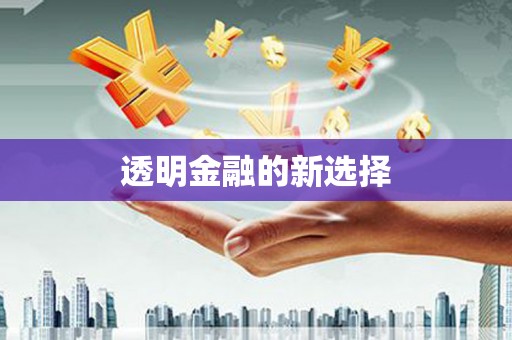 驻马店透明金融的新选择